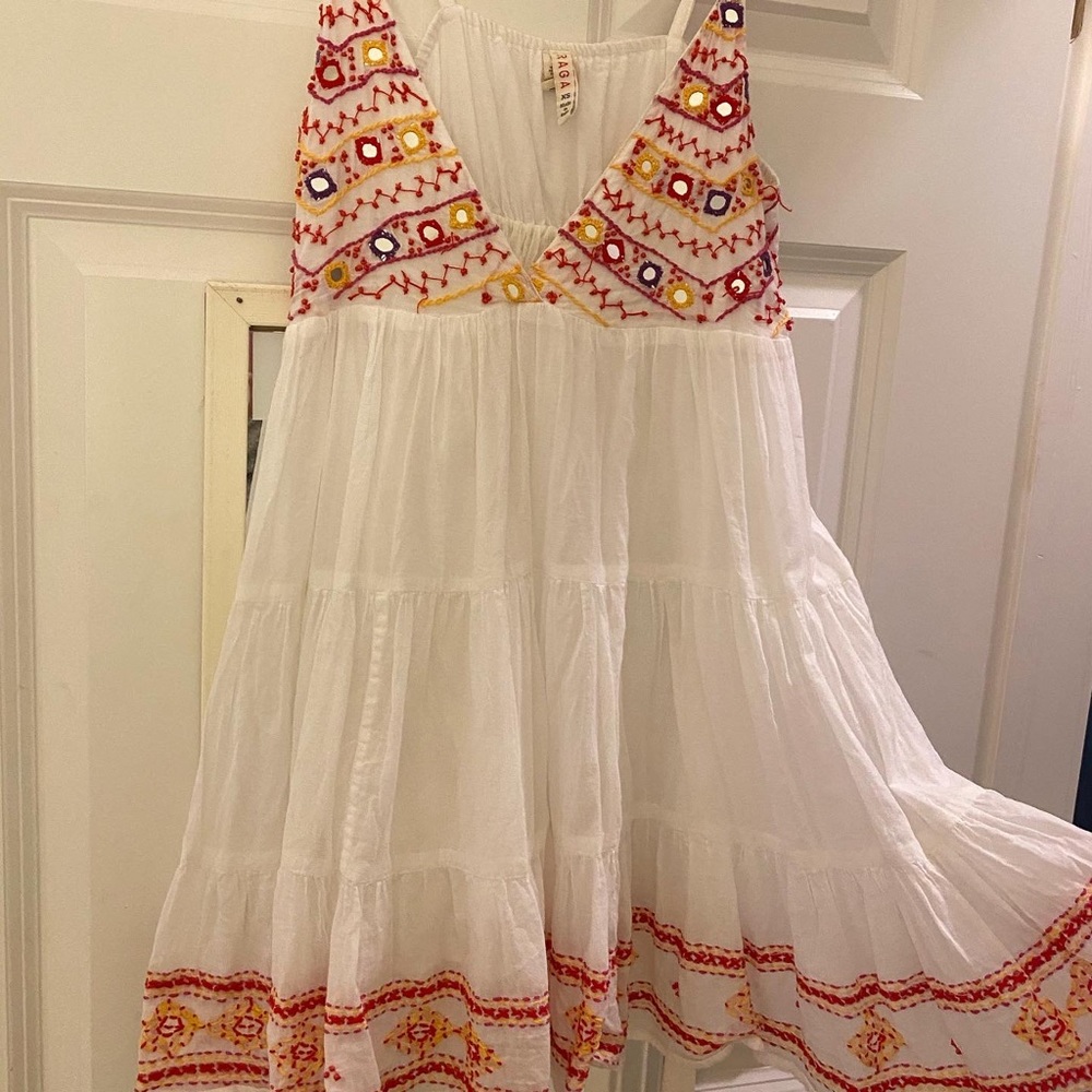 NEW RAGA Mirror embroidered mini sundress- Size XS